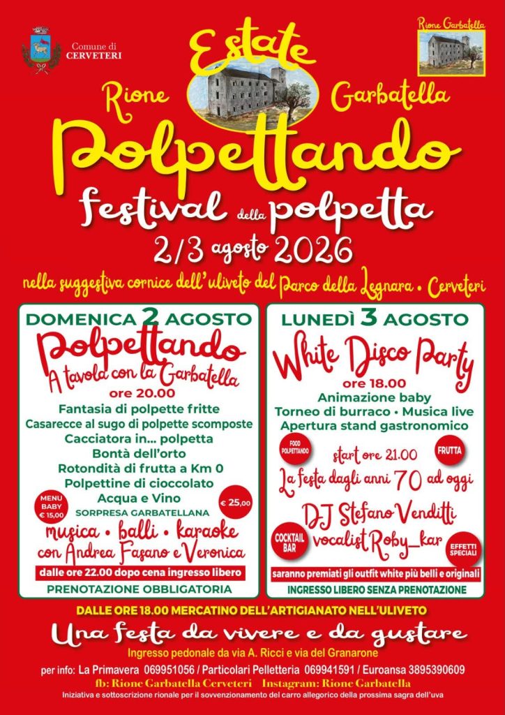 Cerveteri, al Parco della Legnara arriva “Polpettando”