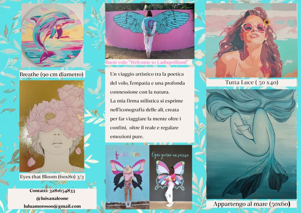 “Lulù” debutta a Tolfarte: Luisana Leone espone le sue opere a Palazzo Buttaoni