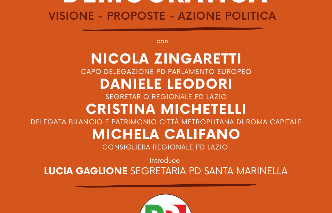 Santa Marinella, Zingaretti e Leodori alla “Pastasciutta democratica” del Pd
