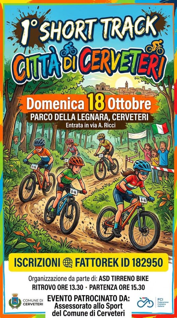 Cerveteri, alla Legnara il ciclocross nazionale con il Memorial Enrico Bonomi