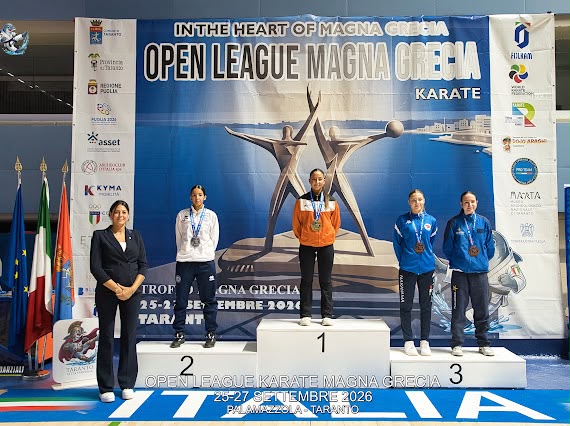 Karate, le "sorelle d'arte" Ortu conquistano l'Open di Taranto: oro per Susanna, bronzo per Rebecca