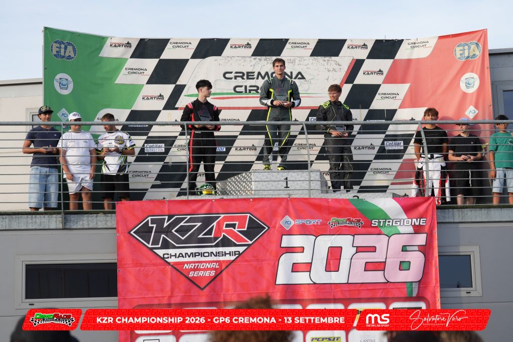 Karting, Gabriele Orsini sul podio a Cremona: rimonta da applausi per il pilota di Ladispoli