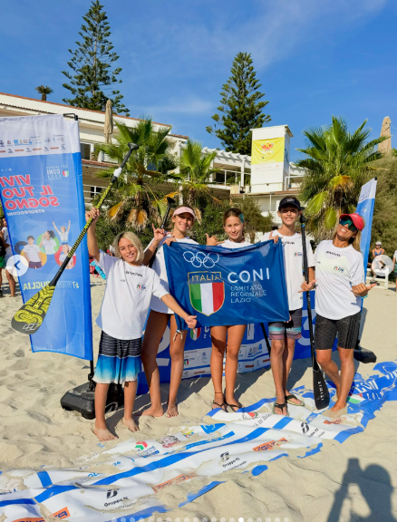 Trofeo CONI, i ragazzi di Marina di Cerveteri sesti in Italia nel SUP