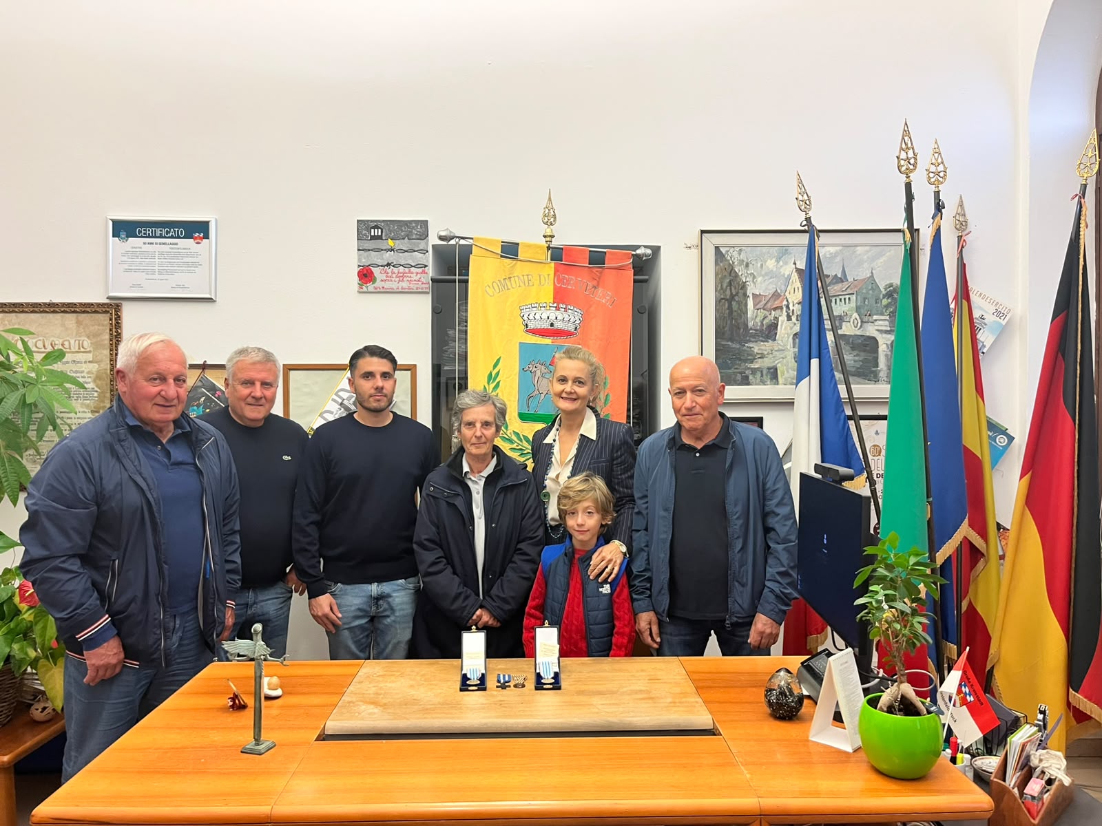Furono deportati nei lager nazisti, Medaglie d’Onore a Giovanni Pietroforte e Ginesio Donati: il Sindaco di Cerveteri incontra le famiglie in Municipio