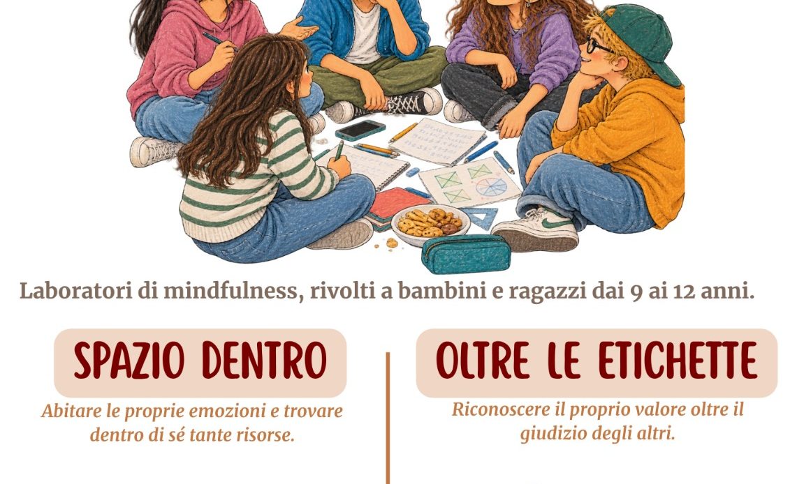 "Disconnettersi per connettersi": la Biblioteca promuove due laboratori di mindfulness per ragazzi