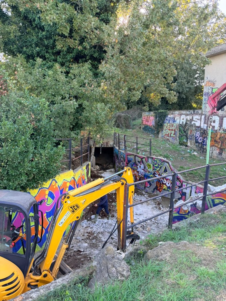 Valcanneto, al via i lavori al Fosso di Salvaguardia dopo il maltempo